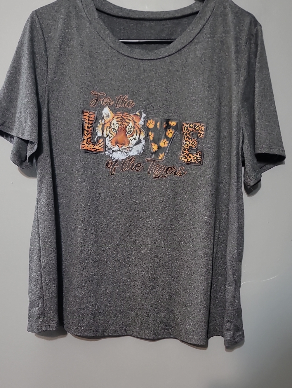 SHEIN Curve Dark Gray Heather Tee